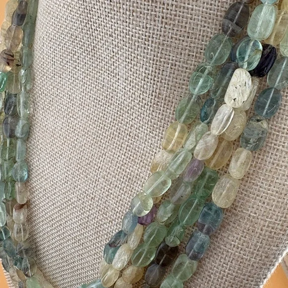 Fluorite Beaded Necklace - Picture 3 of 5
